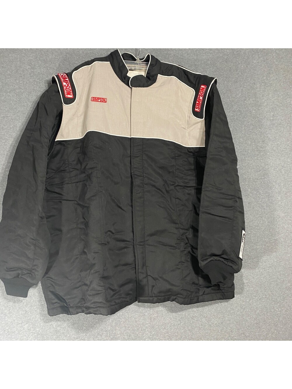 Simpson STD.19 2 Layer Racing Suit Jacket 2XL Black Gray New in Box SFI